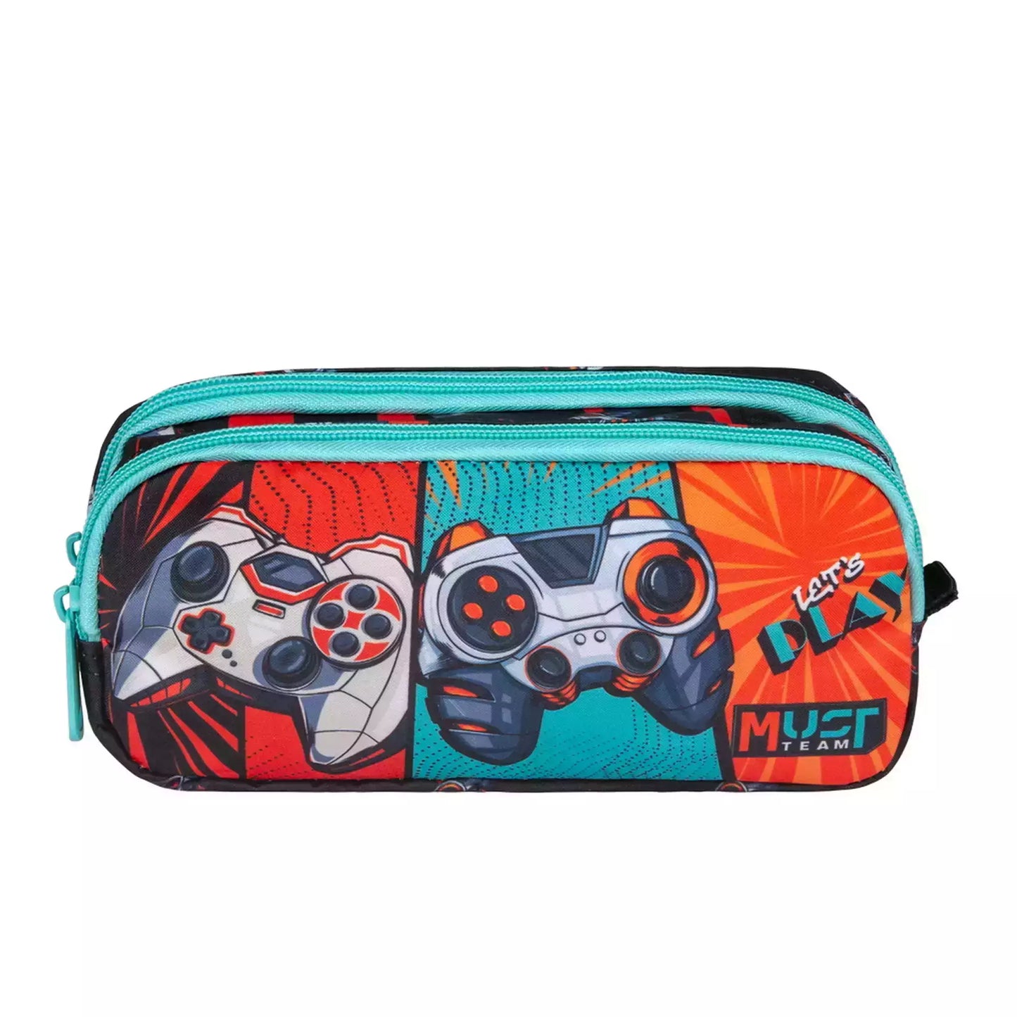 Trousse Ronde "Let’s Play" - Must Team - 2 Compartiments