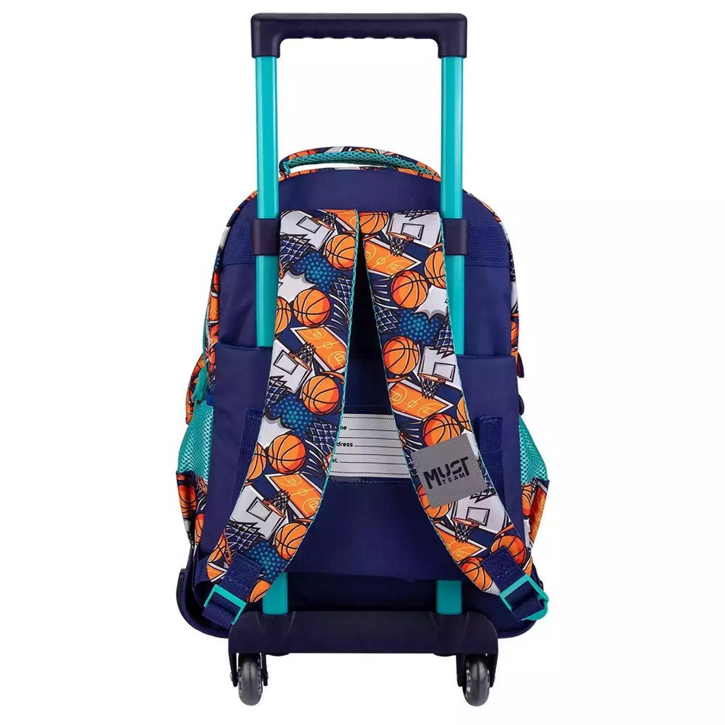 Sac à dos à roulettes Basketball - Must - 3 Compartiments