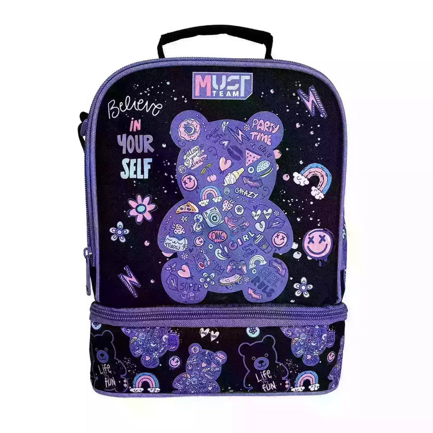 Sac à Goûter Isotherme "Yummy Gummy" -  2 Compartiments