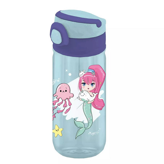 Ensemble Goûter "Mermaid Time" - Boîte Goûter 800ml et Gourde Alu 500ml