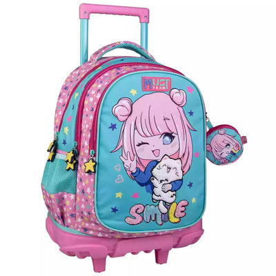 Sac à dos à roulettes Smile - Must - 3 Compartiments