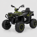 Quad Électrique Enfant Vert Olive – ATV Tout-Terrain avec Grandes Roues