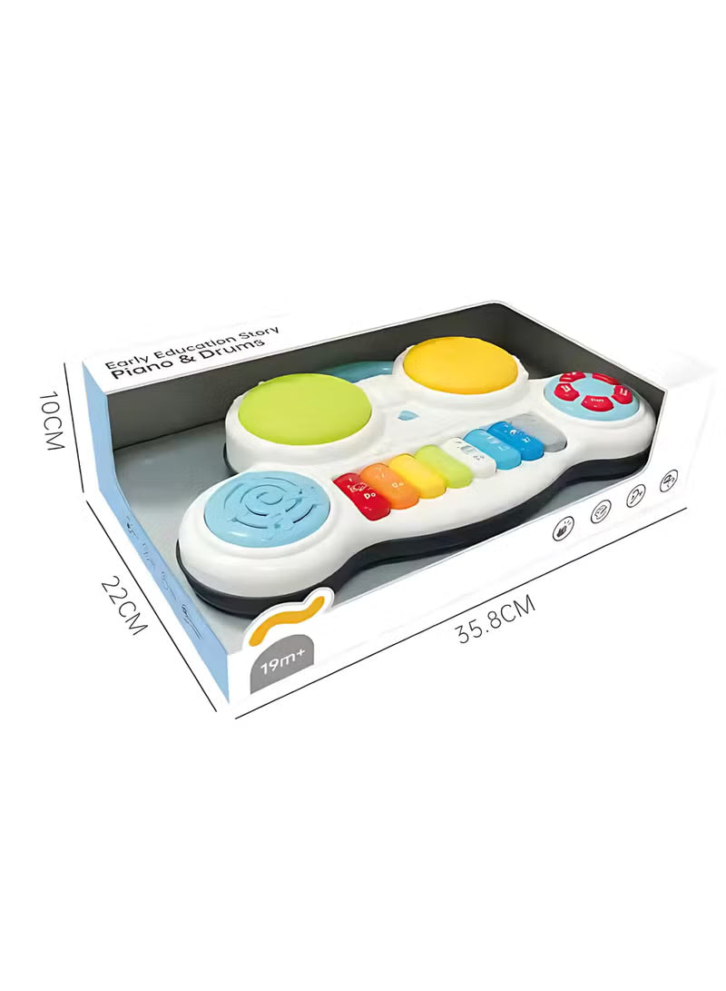 Youleen Early Education Story Piano & Drums musical toy