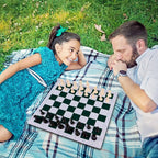 Tapis d'Échecs Enroulable Grand Format avec Tube