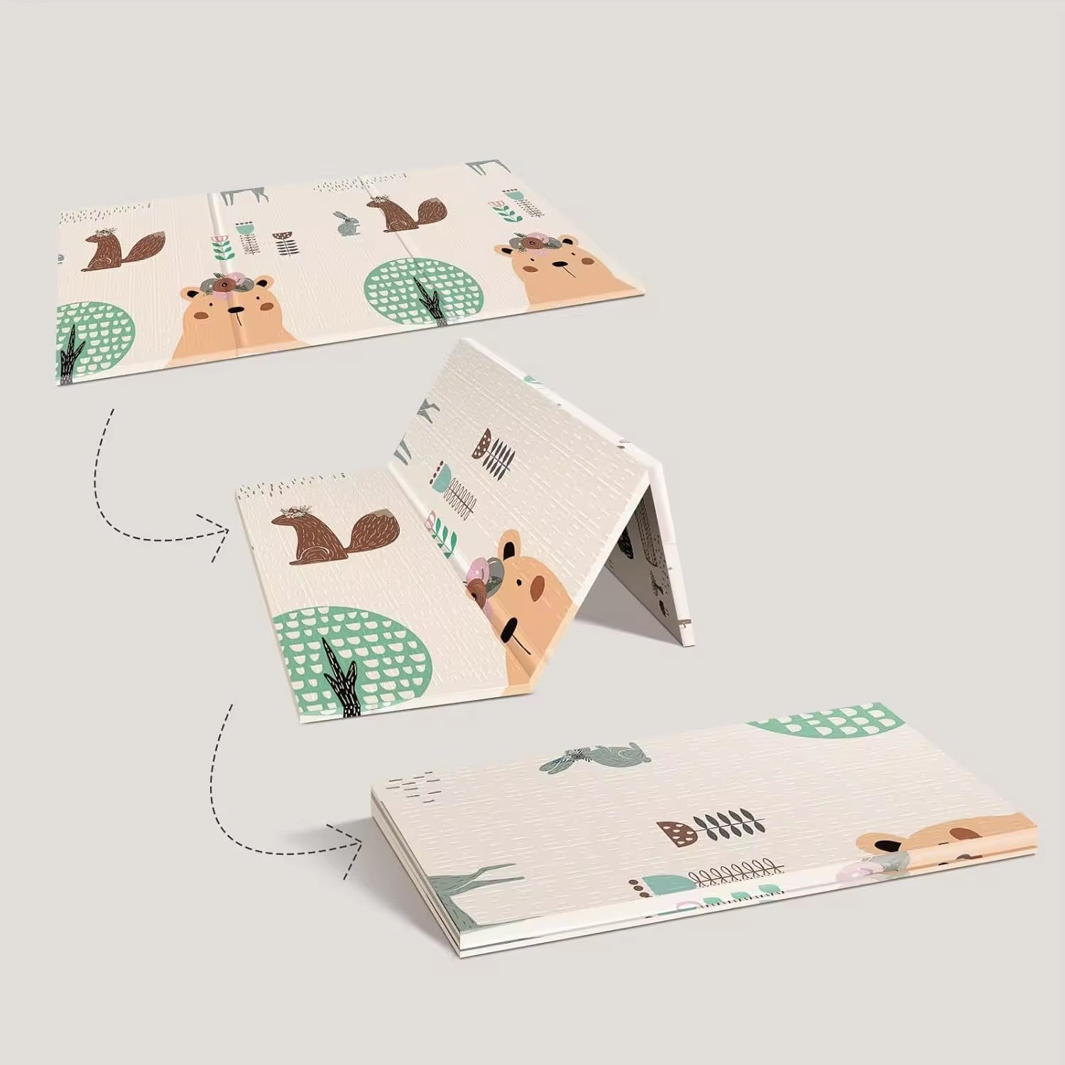 Tapis mousse antichoc pliable bébé 200 X 180 cm