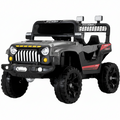 Jeep Électrique Enfant 1 Place 4x4 avec LED  – De 2 à 5 Ans - Gris