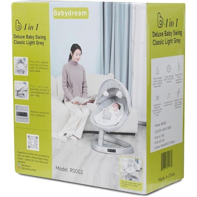 Balancelle Bébé Cool Baby Deluxe Pro 4-en-1
