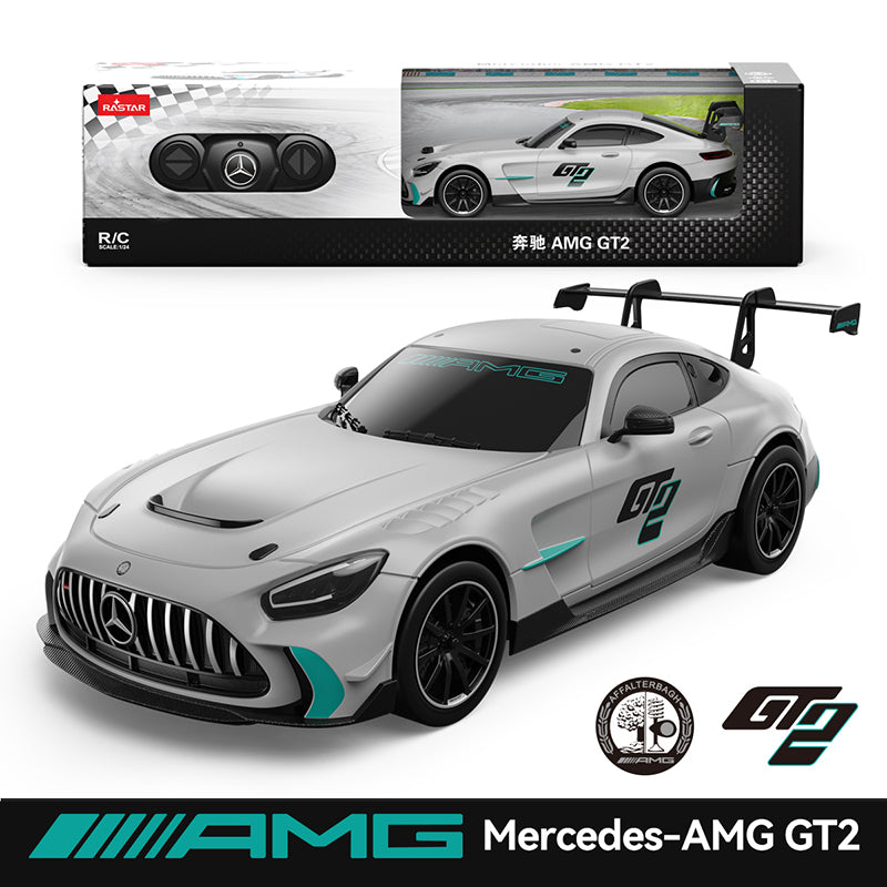 Rastar Mercedes-AMG GT2 RC 1:24 – Modèle Officiel, 2.4G, Suspension