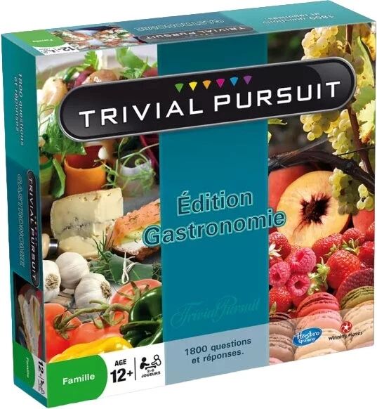 Trivial Pursuit – Édition Gastronomie 🍓 | Jeu de Culture Générale Fun & Familial (1800 Questions)