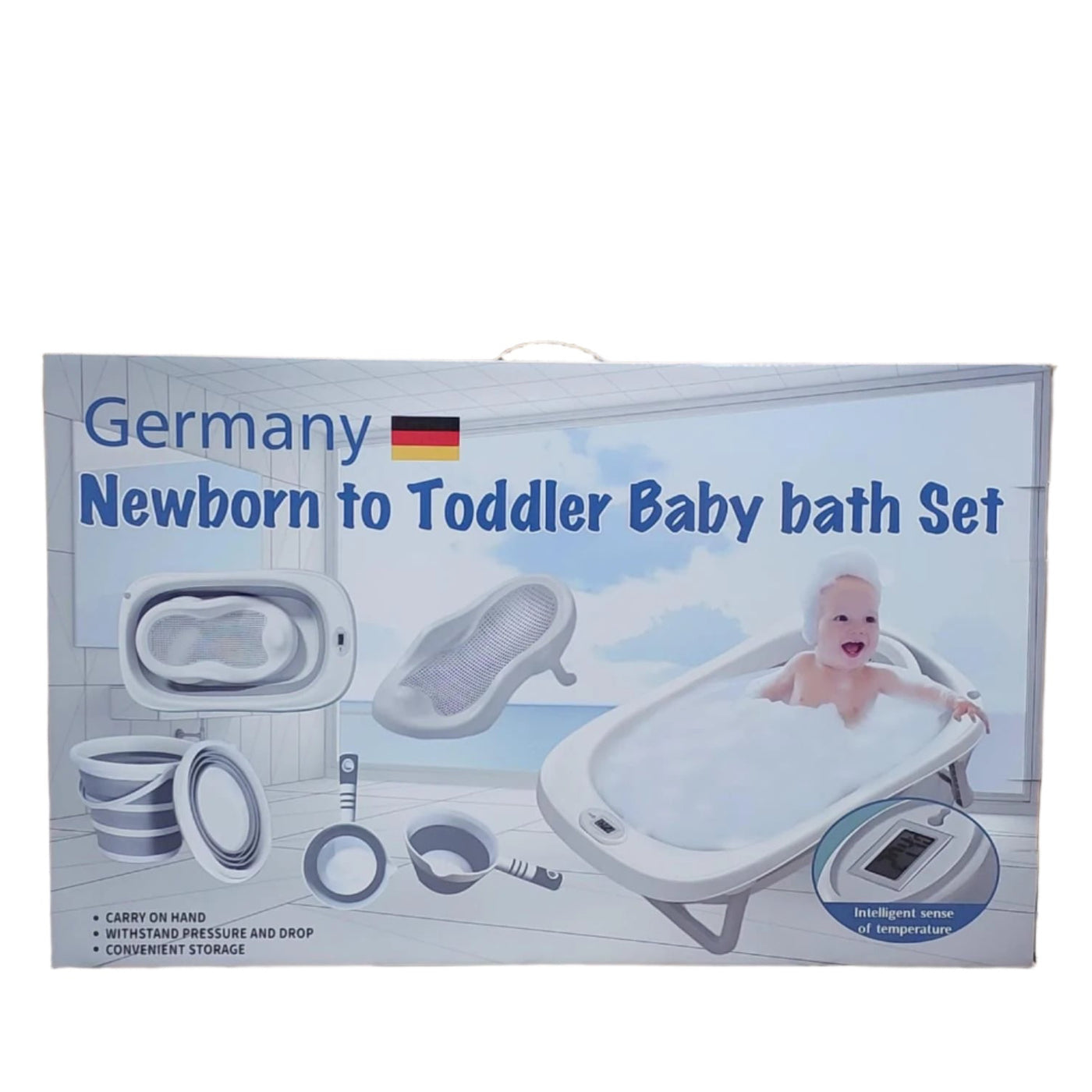 Baignoire Bébé Pliable 4 pièces
