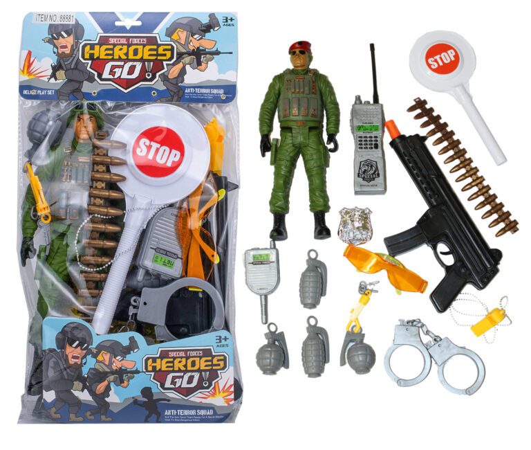 Set Militaire Heroes Go avec Accessoires