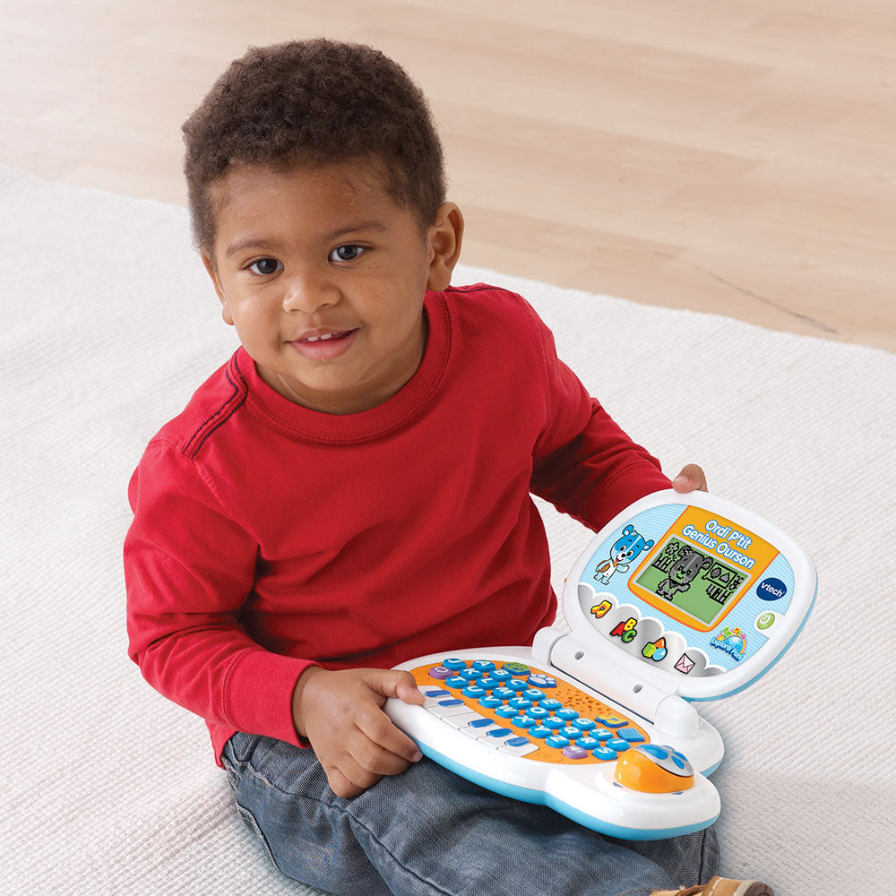 Ordi P'tit Genius Ourson bleu - ordinateur éducatif