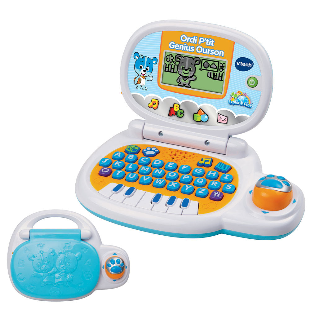 Ordi P'tit Genius Ourson bleu - ordinateur éducatif