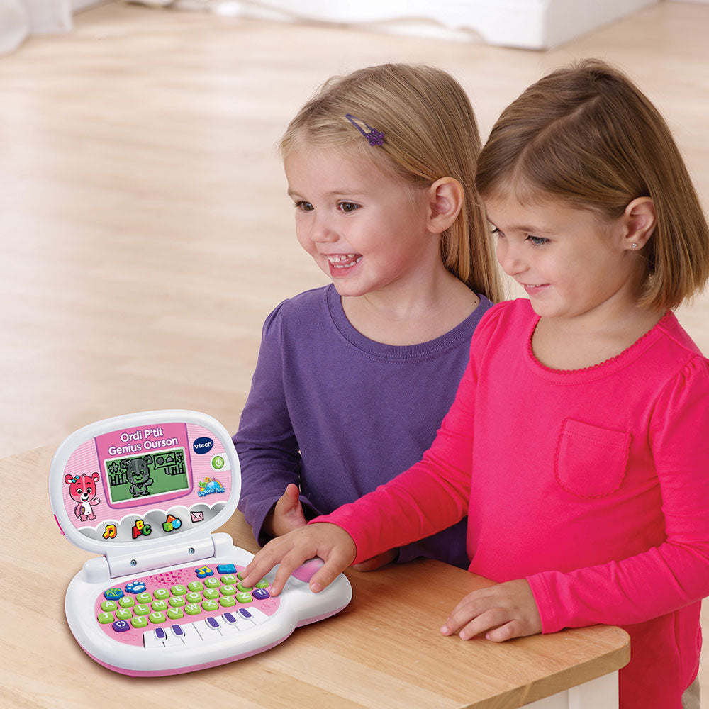 Ordinateur enfant P'tit Genius Ourson rose