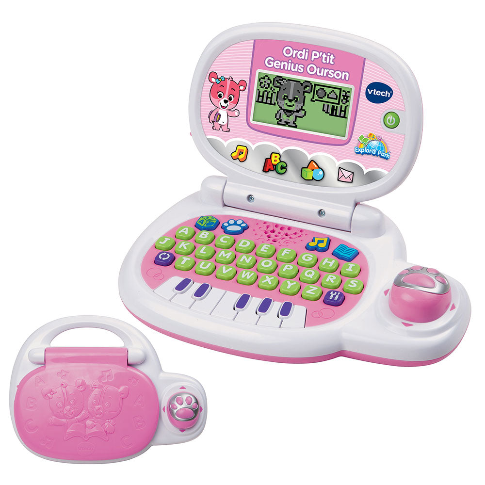 Ordinateur enfant P'tit Genius Ourson rose