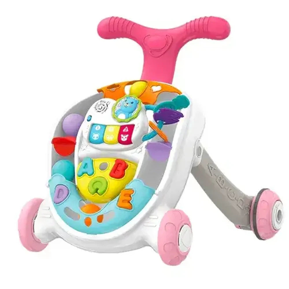 Kids Melody 3-in-1 activity walker and table featuring interactive