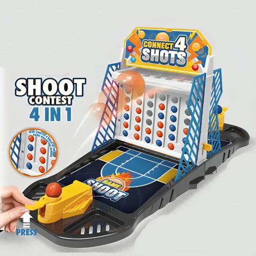 Jeu de Basket 4-en-1 sur Table – Modèle 393-RS