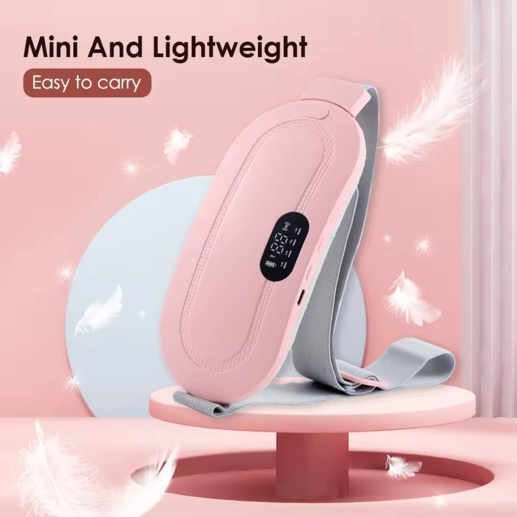 Ceinture Chauffante Menstruelle Rechargeable avec Massage – 3 Niveaux de Chaleur