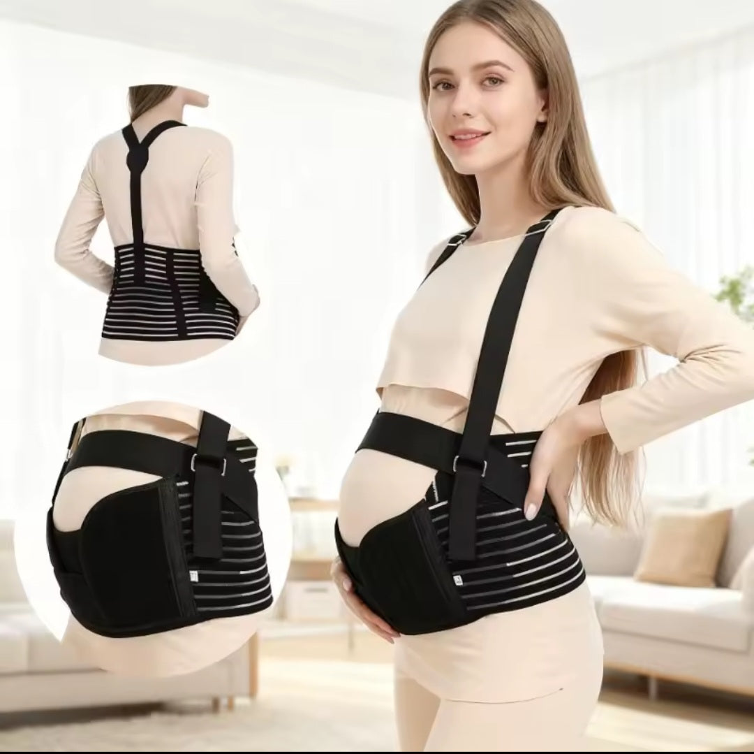 Ceinture de Grossesse 3 en 1 avec Bretelles