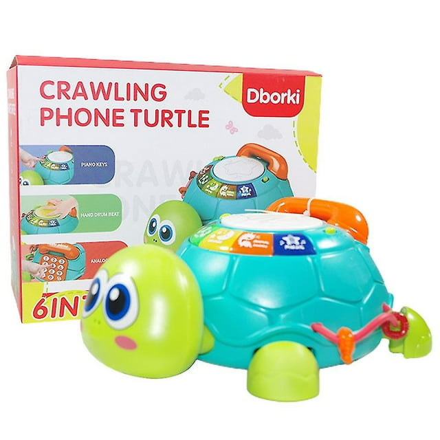 Tortue Interactive Téléphone qui Rampe – Jouet Éducatif Musical