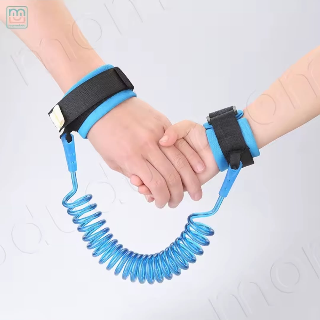 Bracelet Anti-Perte pour Enfant – Lien de Sécurité Rétractable avec Double Bracelet
