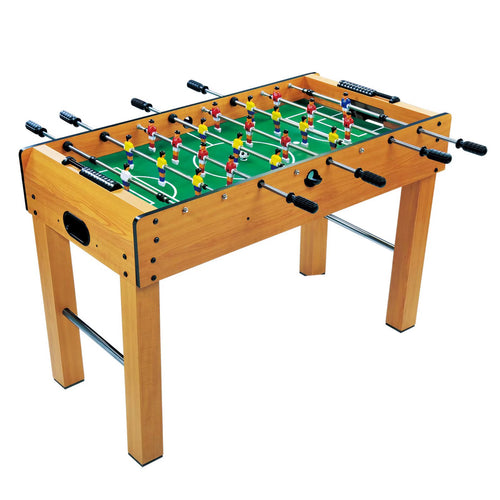 Babyfoot sur Pied en Bois 121 cm – Table de Football avec 2 Balles dès 5 Ans