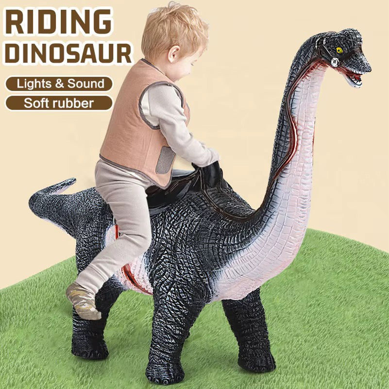 Dinosaure Brachiosaure à Chevaucher pour Enfant – 100 cm avec Sons