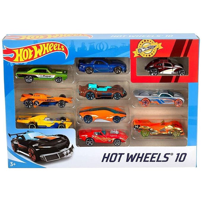 Coffrets de 10 véhicules Hot Wheels