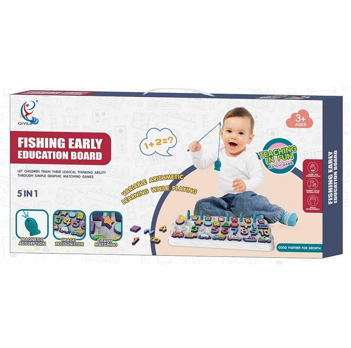 Busy Board Éducatif 3-en-1 pour Enfants