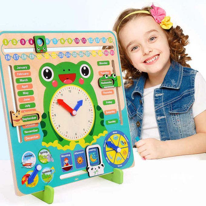 Multifunctional calendar clock