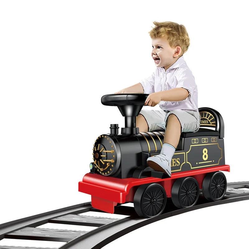 Train Porteur Électrique Enfant avec Rails