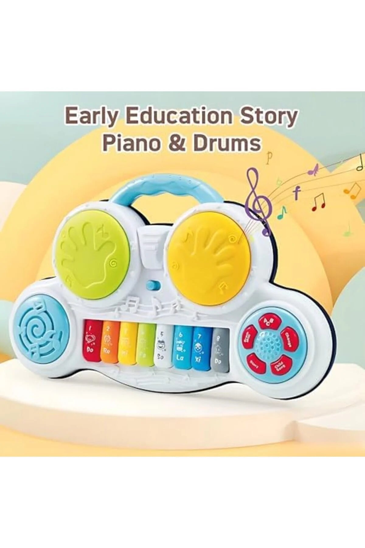 Youleen Early Education Story Piano & Drums musical toy