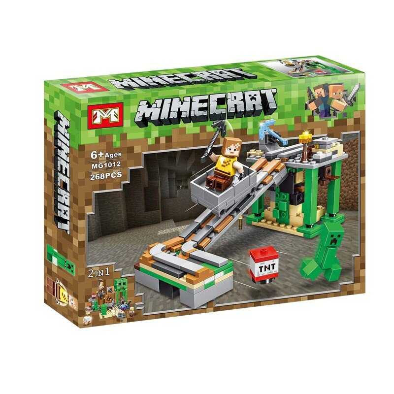 Minecrat – Set de Construction Aventure 2-en-1 pour Enfants (268 Pièces)