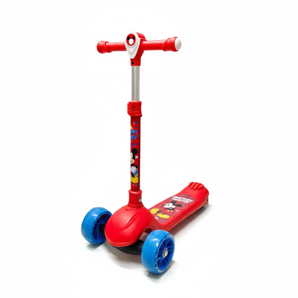 Trottinette 3 Roues "Héros Préférés" – Ajustable & Stable (Spiderman, Elsa, Mickey)