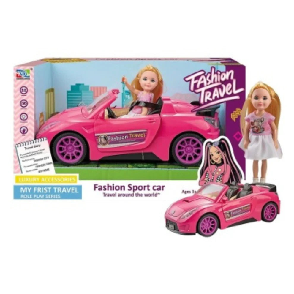 Voiture Fashion avec Poupée dès 3 Ans
