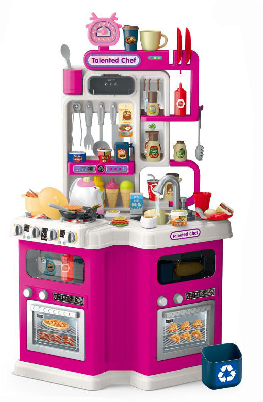 Cuisine Moderne pour Enfants – 113 Accessoires • Eau Réelle • Lumières & Sons