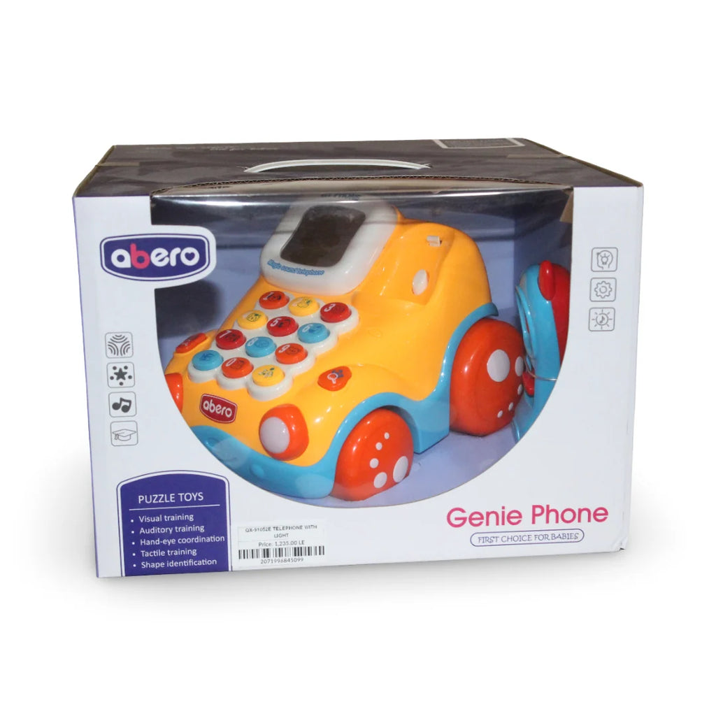 Téléphone Éducatif Interactif en Forme de Voiture