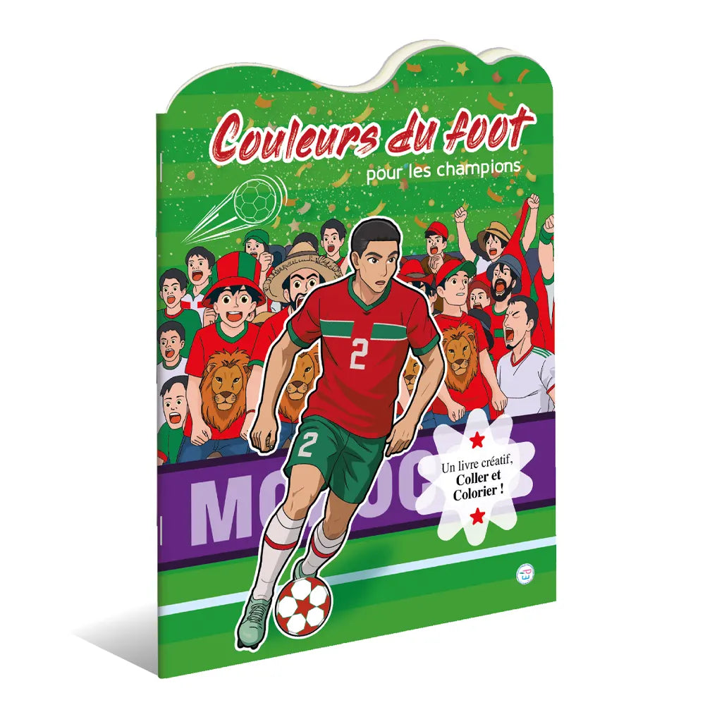 Livre Créatif Couleurs du Foot – Collage et Coloriage pour Petits Champions