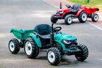 Tracteur Électrique Enfant 12V avec Benne – Style Agricole à Batterie - Vert