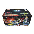 Coffret Beyblade Burst Evolution Metal Fusion de 8 toupies avec 3 lanceurs