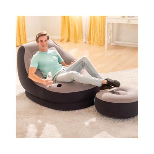 Ensemble fauteuil gonflable et repose-pieds Intex Ultra Lounge