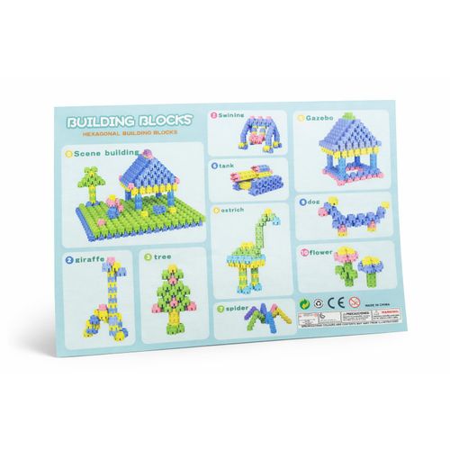 Blocs de Construction Hexagonaux – Assemblage Créatif dès 3 Ans