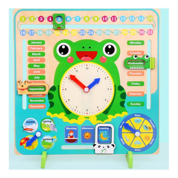 Multifunctional calendar clock