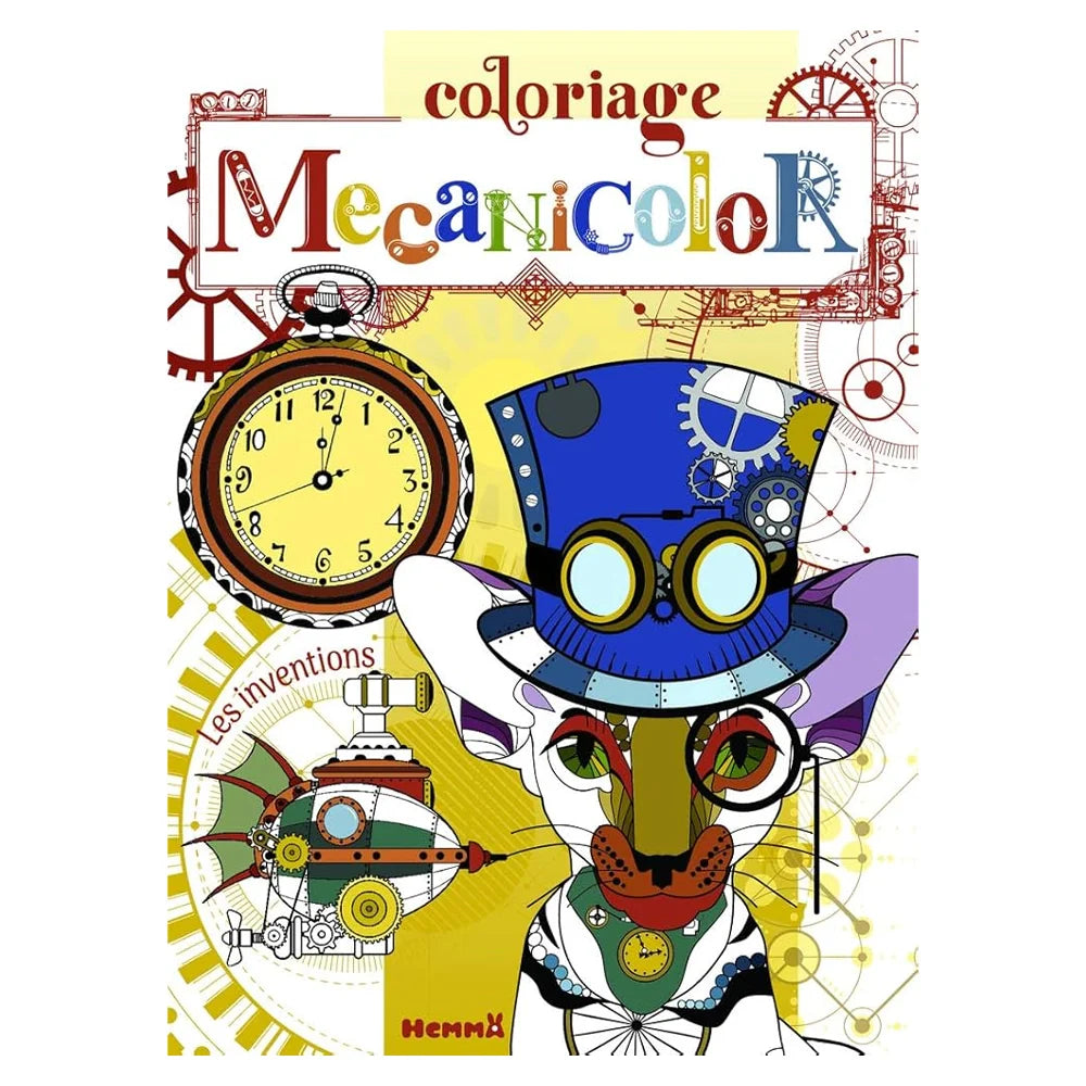 Les Inventions - Mecanicolor coloriage