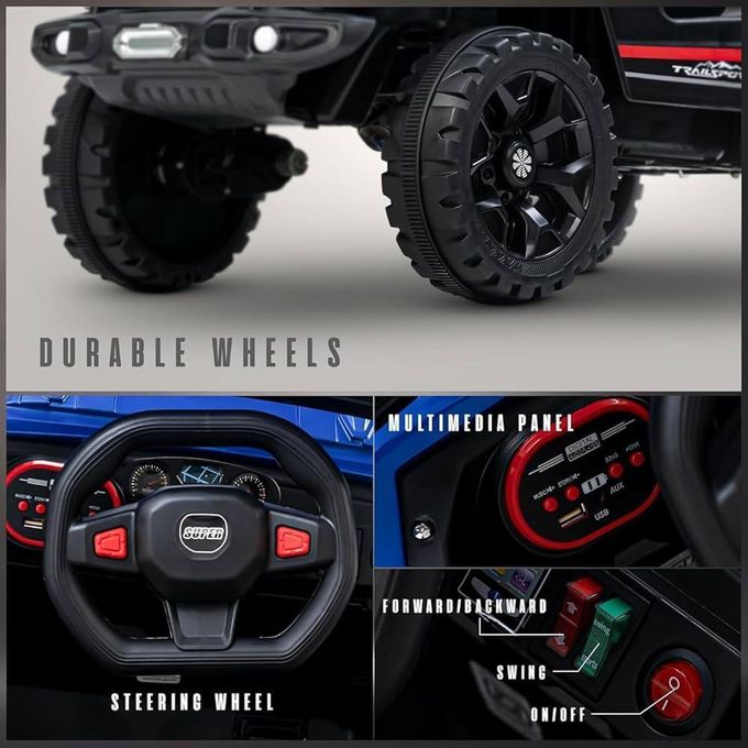Jeep Électrique Enfant 12V – Style Off-Road - Bleu