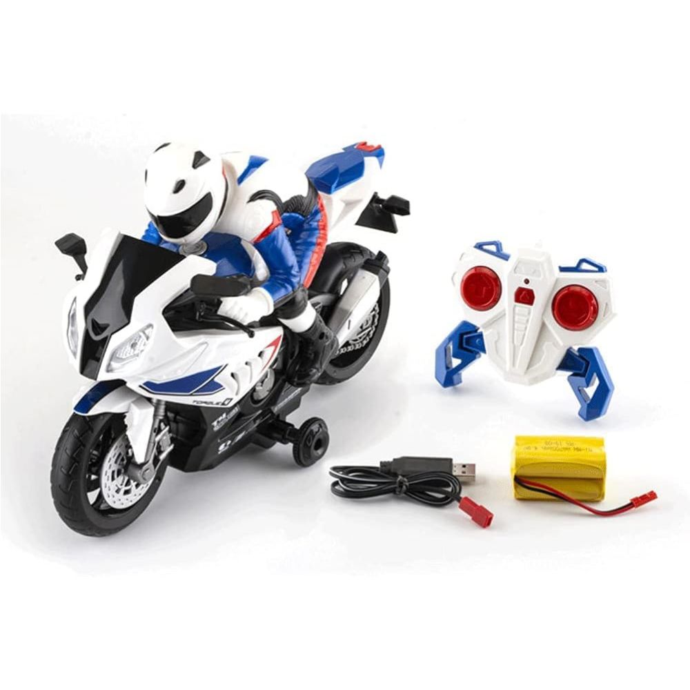 Moto acrobatique télécommandée Nasyonel Toys Rider Rapid avec rotation à 360 degrés