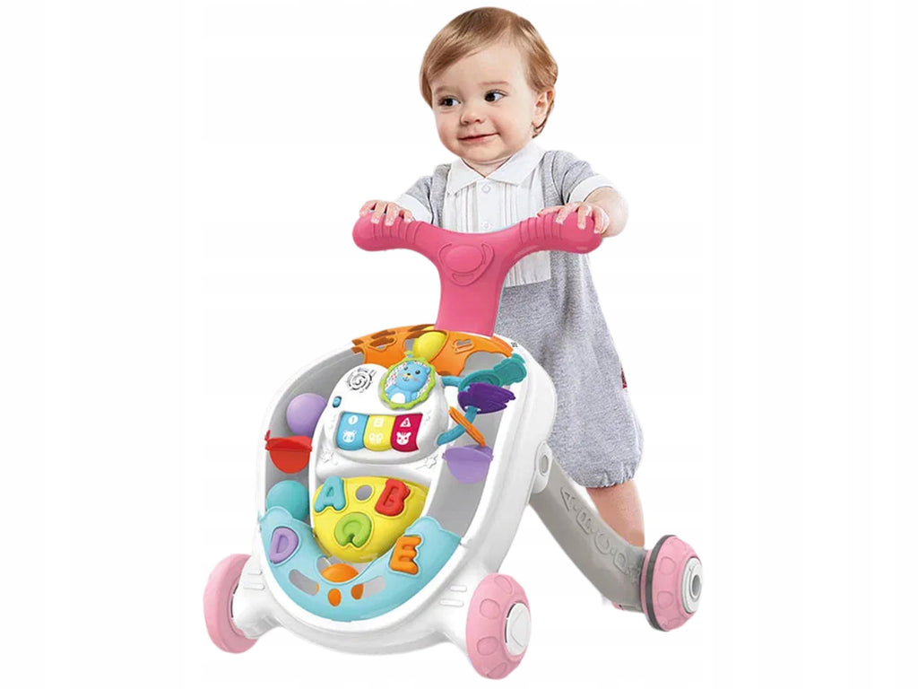 Kids Melody 3-in-1 activity walker and table featuring interactive