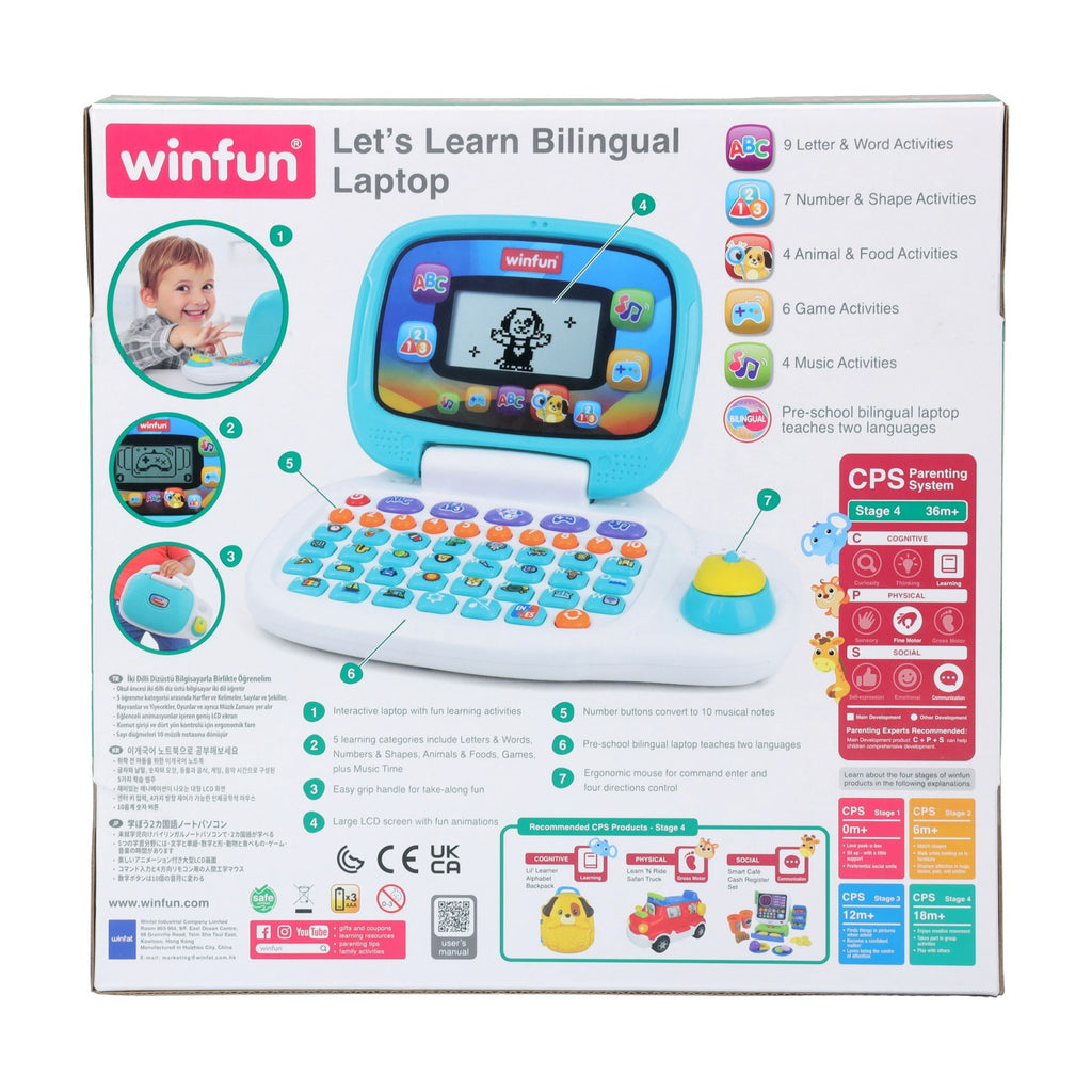Let's Learn Bilingual Laptop -winfun