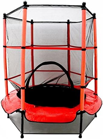 Trampoline Enfant 140 cm avec Filet de Sécurité – Intérieur & Extérieur
