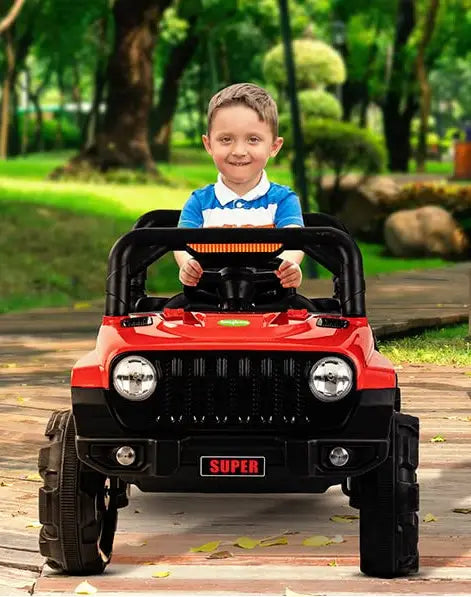 Jeep Électrique Enfant 4 Roues 12 V – Rouge